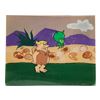 Image 1 : Production Cel and Background from The Flintstones.