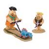 Image 1 : The Flintstones Creature Comforts Sculpture Pair.