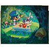 Image 1 : Yogi Bear Mad Hatter Production Cel and Background.