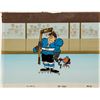 Image 1 : Original Production Cel and Background of Peter Puck.