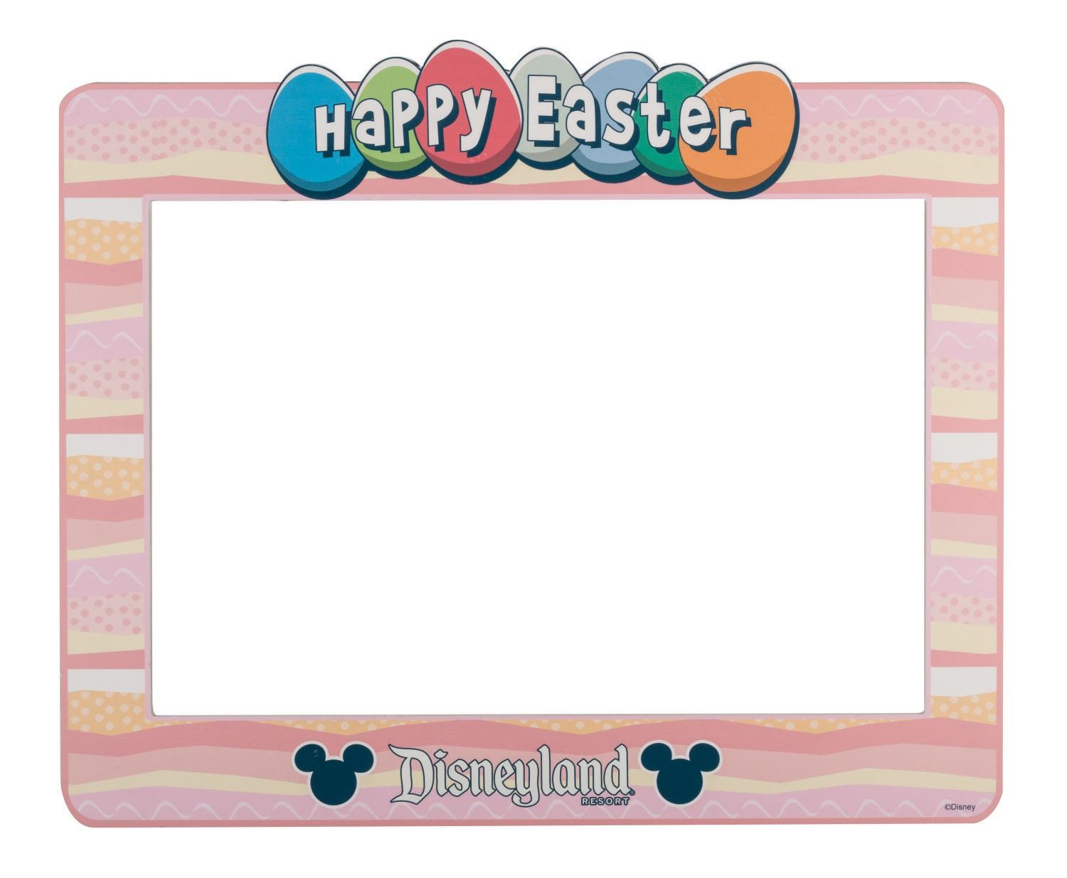 Disneyland Resort Happy Easter Photo Op Sign.
