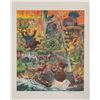 Image 1 : Splash Mountain Lithograph Signed by Charles Boyer.