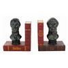 Image 1 : Pair of Haunted Mansion Staring Bust Bookends.