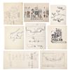 Image 1 : Small World Souvenir Clock Concept Drawings.