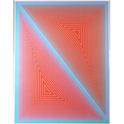 Richard Anuszkiewicz, Op-Art, Serigraph