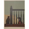 Image 1 : Will Barnet, The Bannister, Lithograph