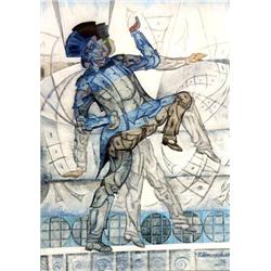 Martin Barooshian, Vaudeville Tap Dancer, Painting