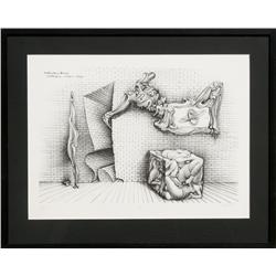 Hans Bellmer, Surreal Art Lithograph