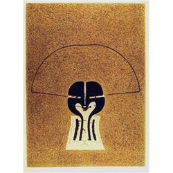 Anton Cetin, Eve, Croatian Lithograph