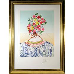 Salvador Dali, Flowering Inspiration, Lithograph