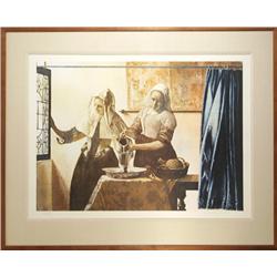 George Deem, Dutch Interior, Lithograph