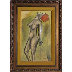 Gregory, Nude, Painting 1966