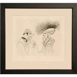 Al Hirschfeld, Hello Dolly, Etching