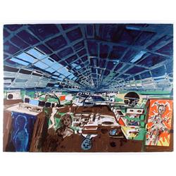 John Hultberg, Greenhouse, Lithograph