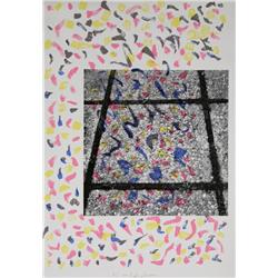 Menashe Kadishman, Abstract Serigraph