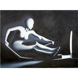 Mark Kostabi, Body Electric, Painting