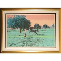 Elizabeth Lennard, Flying Horse, Lithograph