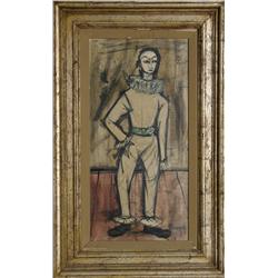 Charles Levier, Clown, Painting