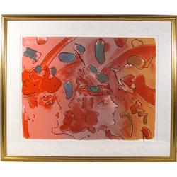 Peter Max, Reflections II, Lithograph