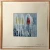 Image 1 : Tom McHugh, Abstract Lithograph