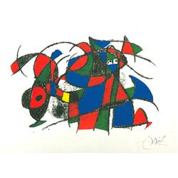 Joan Miro, Lithograph 1975