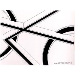 Robert Morris, Walkways, Aquatint Etching