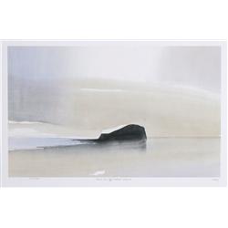 Toni Onley, Black Rock, Lithograph