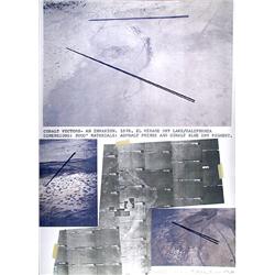 Dennis Oppenheim, Cobalt Vectors, Lithograph