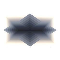 Juergen Peters, Spur, Op-Art Serigraph