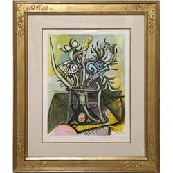 Pablo Picasso, Le Bouquet, Lithograph