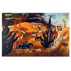 Millard Sheets, Summer Gold, Lithograph