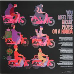 Rupert Jasen Smith, Honda Motorcycles, Screenprint