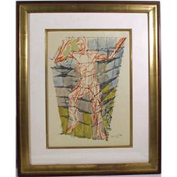 Jacques Villon, En Colore, Lithograph
