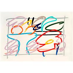 Tom Wesselmann, Fast Sketch Still Life, Silkscreen