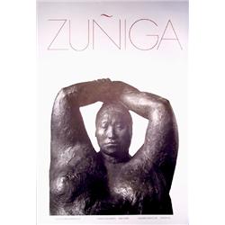 Francisco Zuniga, Exhibition Sindin Gallery Poster