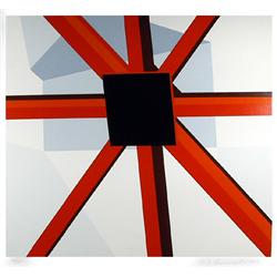 Allan D'Arcangelo, Squared Star, Silkscreen 