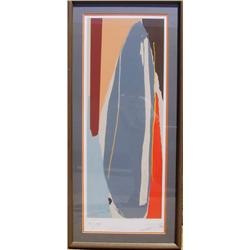 Larry Zox, Abstract Serigraph