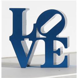 Robert Indiana, Blue Love Sculpture