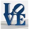 Image 1 : Robert Indiana, Blue Love Sculpture