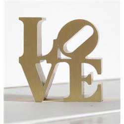 Robert Indiana, Gold Love Sculpture