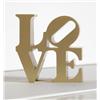 Image 1 : Robert Indiana, Gold Love Sculpture