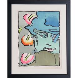 Peter Max, Zero Vertical, Lithograph