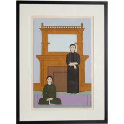 Will Barnet, Reflections, Serigraph
