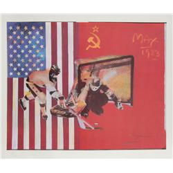 Peter Max, Miracle on Ice 2, Lithograph