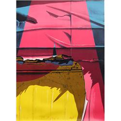 Burhan Cahit Dogancay, Lithograph, Walls 1970