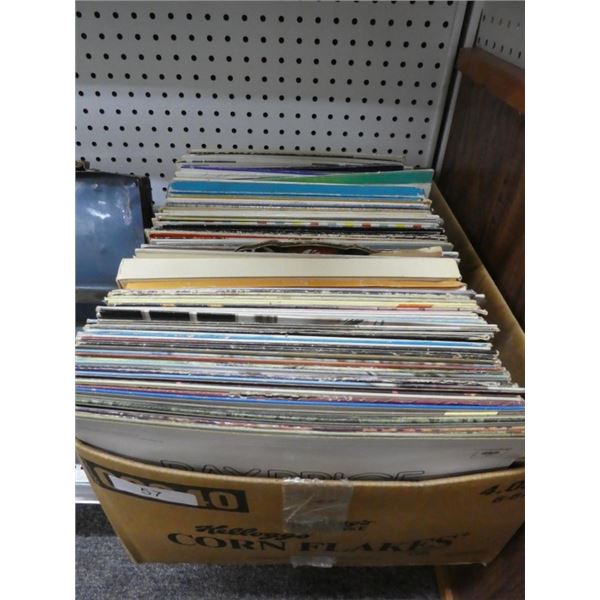 assorted vinyl records