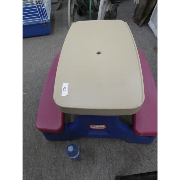 little tikes plastic picnic table