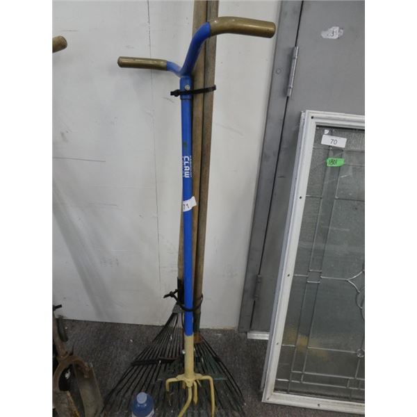 rakes & garden claw