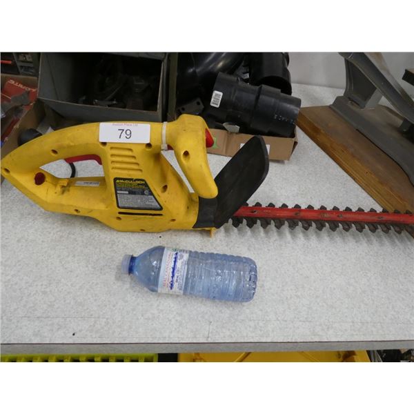 McCulloch hedge trimmer