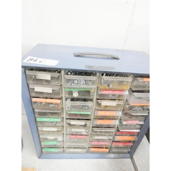 organizer with contents